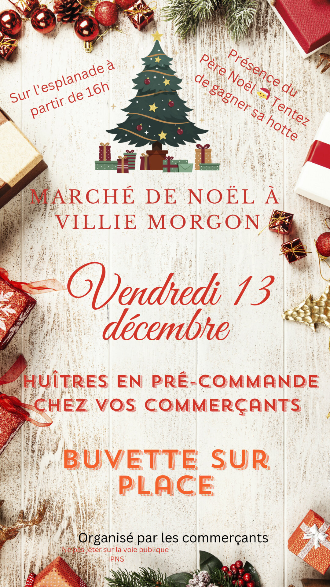 Marché de Noel a Villié-Morgon